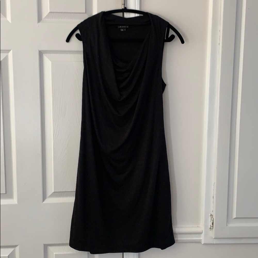 Theory cowl neck dress!